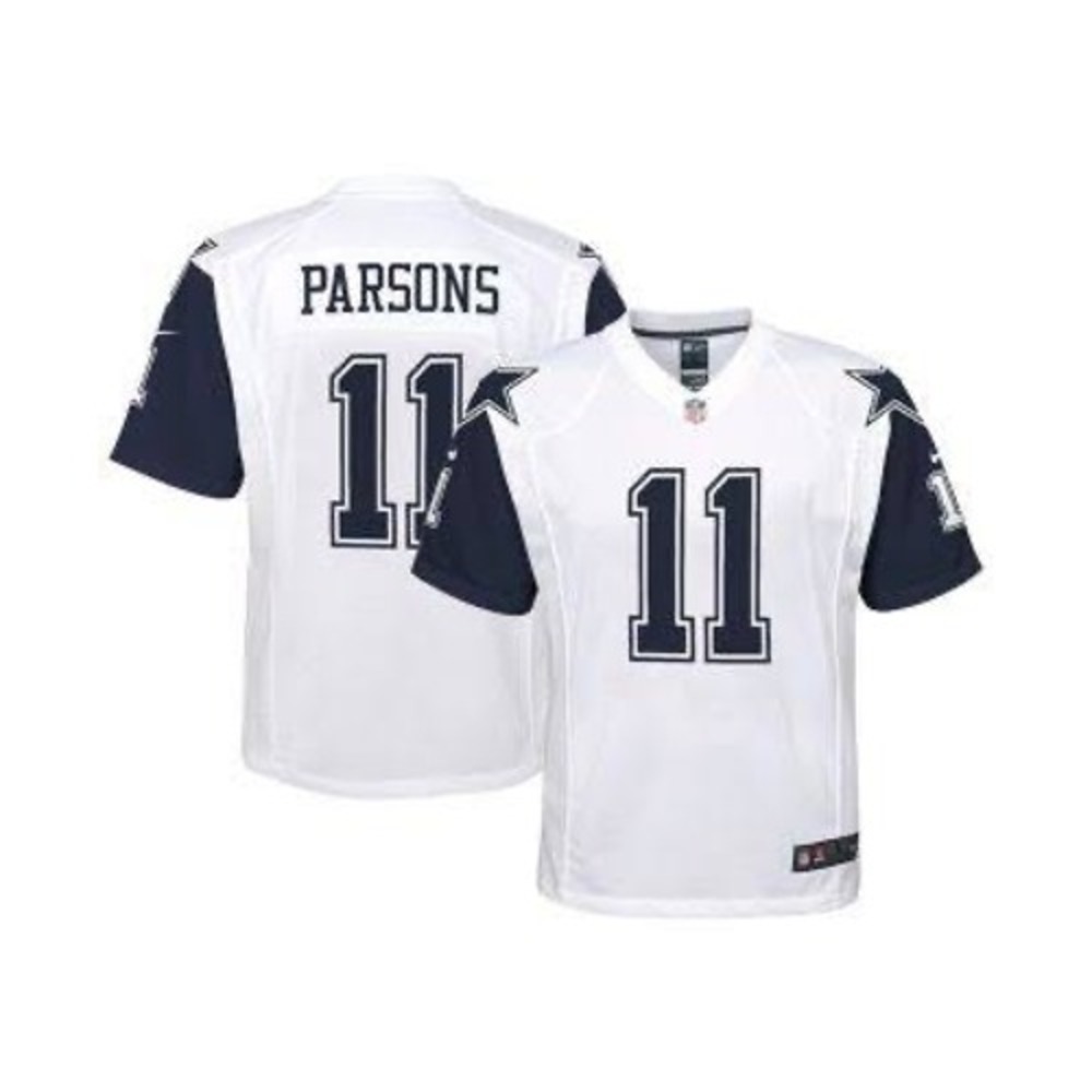 Nike Dallas Cowboys Micah Parsons 11 Football Jersey White Kids Size 4T